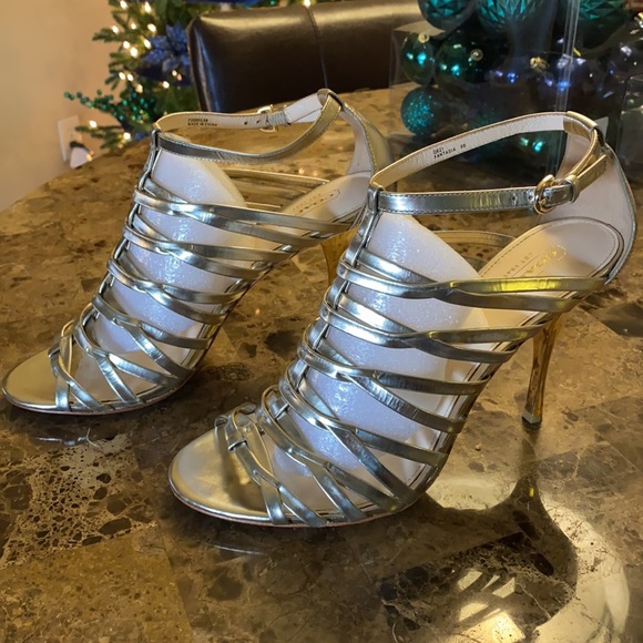 Strapped Coach Heels - Picture 2 of 8